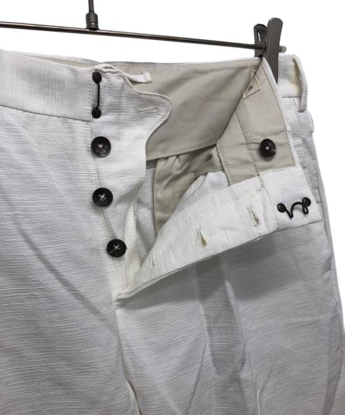 INCOTEX（インコテックス）INCOTEX (インコテックス) テーパードフィットパンツ ホワイト サイズ:46の古着・服飾アイテム