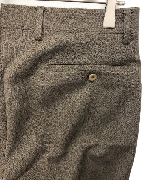 INCOTEX（インコテックス）INCOTEX (インコテックス) スリムスラックス ブラウン サイズ:46の古着・服飾アイテム