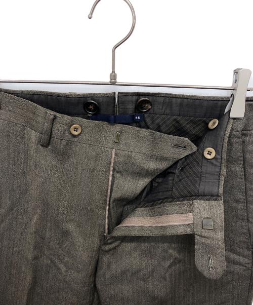 INCOTEX（インコテックス）INCOTEX (インコテックス) スリムスラックス ブラウン サイズ:46の古着・服飾アイテム