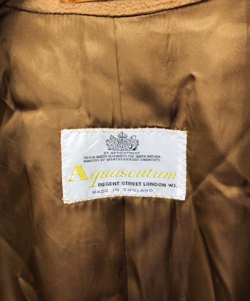 Aquascutum（アクアスキュータム）Aquascutum (アクアスキュータム) カシミヤ混コート ブラウン サイズ:表記無しの古着・服飾アイテム