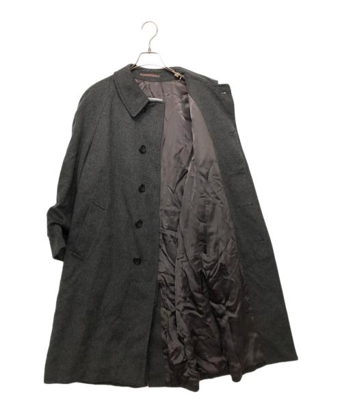 Aquascutum（アクアスキュータム）Aquascutum (アクアスキュータム) カシミヤラグランコート グレー サイズ:表記無しの古着・服飾アイテム