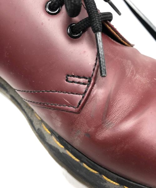 Dr.Martens（ドクターマーチン）Dr.Martens (ドクターマーチン) 3ホールブーツ ワインレッド サイズ:UK7の古着・服飾アイテム