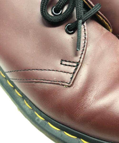 Dr.Martens（ドクターマーチン）Dr.Martens (ドクターマーチン) 3ホールブーツ ワインレッド サイズ:UK7の古着・服飾アイテム