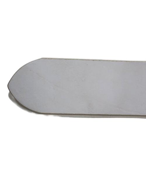 DIESEL（ディーゼル）DIESEL (ディーゼル) ビジュークリスタルレザーベルト ホワイト サイズ:75/30の古着・服飾アイテム