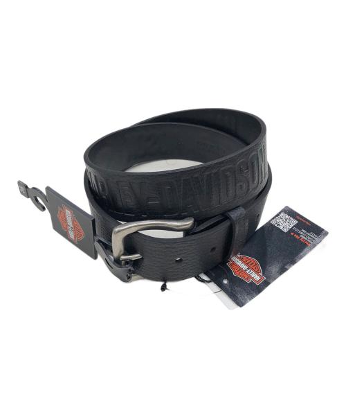 HARLEY-DAVIDSON（ハーレーダビッドソン）HARLEY-DAVIDSON (ハーレーダビッドソン) レザーベルト ブラック サイズ:36の古着・服飾アイテム