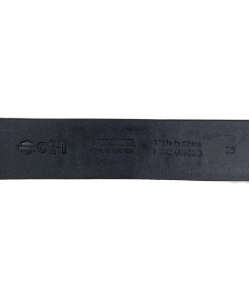 HARLEY-DAVIDSON（ハーレーダビッドソン）HARLEY-DAVIDSON (ハーレーダビッドソン) レザーベルト ブラック サイズ:36の古着・服飾アイテム