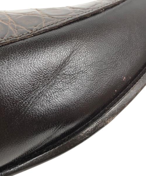BALLY（バリー）BALLY (バリー) クロコダイルローファー ブラウン サイズ:8の古着・服飾アイテム