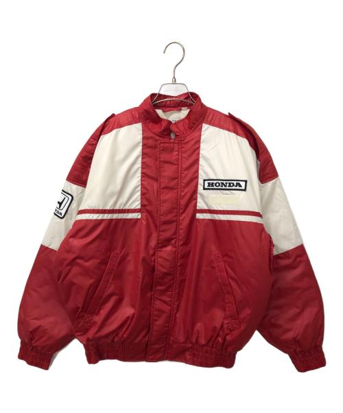 HONDA（ホンダ）HONDA (ホンダ) レーシングジャケット レッド サイズ:２Lの古着・服飾アイテム