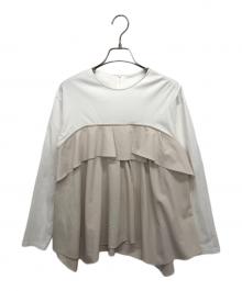 23区（ニジュウサンク）の古着「ライトクロスビスチェコンビ ジャージー カットソー」｜ベージュ