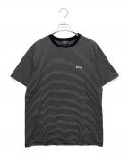 A.P.C.アーペーセー）の古着「胸ロゴボーダーTシャツ」｜ブラック