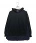 Y-3（ワイスリー）の古着「シャツドッキング切替パーカー」｜ブラック