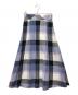 BLUE LABEL CRESTBRIDGE（ブルーレーベルクレストブリッジ）の古着「ロングチェックスカート」｜ブルー