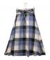 BLUE LABEL CRESTBRIDGE (ブルーレーベルクレストブリッジ) ロングチェックスカート ブルー サイズ:38 未使用品：8000円