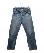 Ron Hermanロンハーマン）の古着「ユーズド加工セルビッチデニムパンツ」｜インディゴ