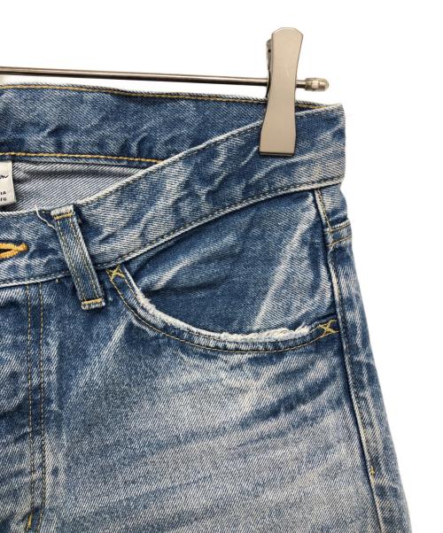Ron Herman（ロンハーマン）Ron Herman (ロンハーマン) ユーズド加工セルビッチデニムパンツ インディゴ サイズ:Sの古着・服飾アイテム