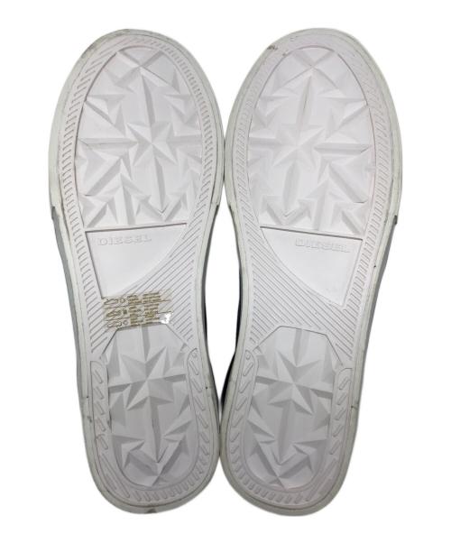 DIESEL（ディーゼル）DIESEL (ディーゼル) サイドジップハイカットスニーカー ネイビー サイズ:28.5の古着・服飾アイテム