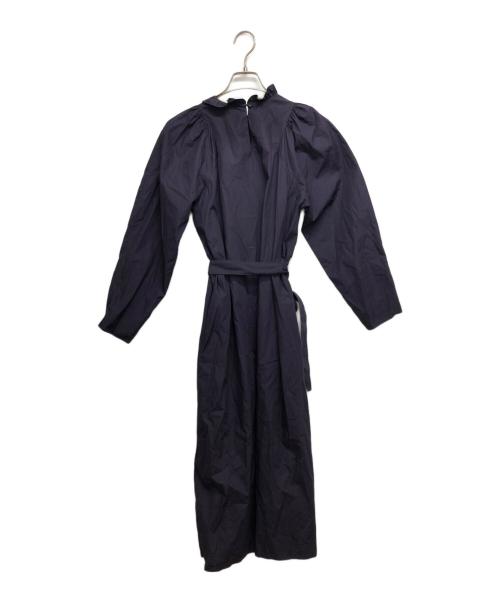 ATLANTIQUE ASCOLI（アトランティックアスコリ）Atlantique ASCOLI (アトランティックアスコリ) 襟フリルワンピース パープル サイズ:Sの古着・服飾アイテム