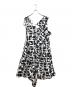 La DOUBLE J（ラダブルジェイ）の古着「総柄ジャンパースカート」｜ブラック