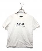 A.P.C.アーペーセー）の古着「刺繍ロゴTee」｜ホワイト