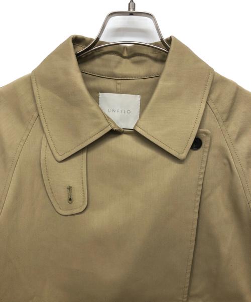 UNFILO（アンフィーロ）UNFILO (アンフィーロ) ショートトレンチコート キャメル サイズ:M 未使用品の古着・服飾アイテム