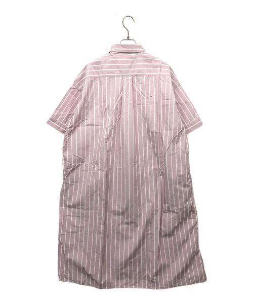 DANTON（ダントン）DANTON (ダントン) ストライプシャツワンピース グレー サイズ:36の古着・服飾アイテム