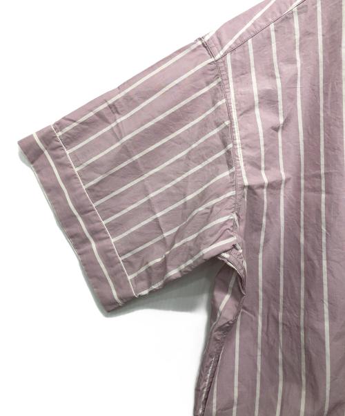 DANTON（ダントン）DANTON (ダントン) ストライプシャツワンピース グレー サイズ:36の古着・服飾アイテム