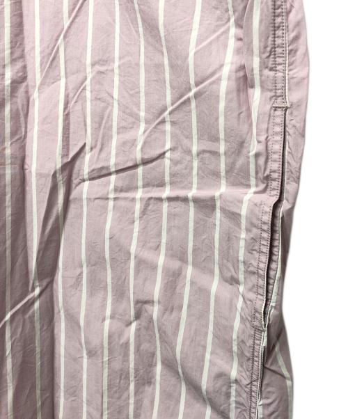 DANTON（ダントン）DANTON (ダントン) ストライプシャツワンピース グレー サイズ:36の古着・服飾アイテム