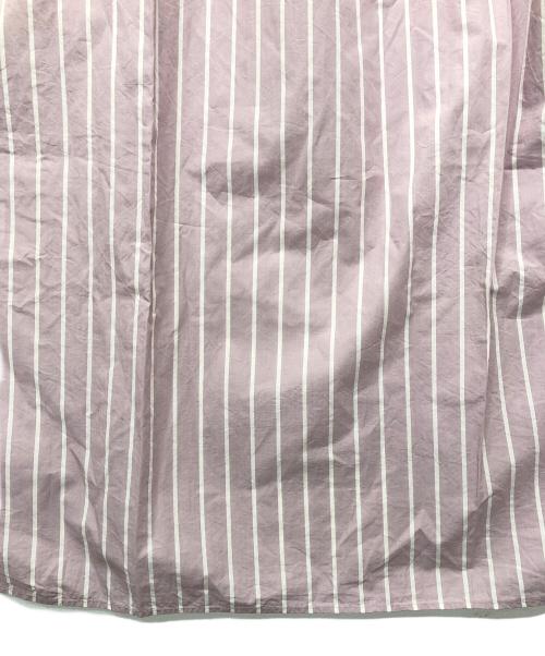 DANTON（ダントン）DANTON (ダントン) ストライプシャツワンピース グレー サイズ:36の古着・服飾アイテム