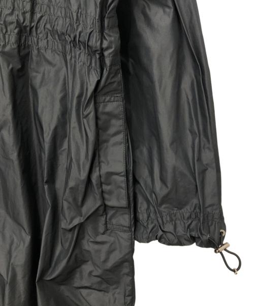 Gymphlex（ジムフレックス）Gymphlex (ジムフレックス) メモリータフタ ノーカラーコート ブラック サイズ:14の古着・服飾アイテム