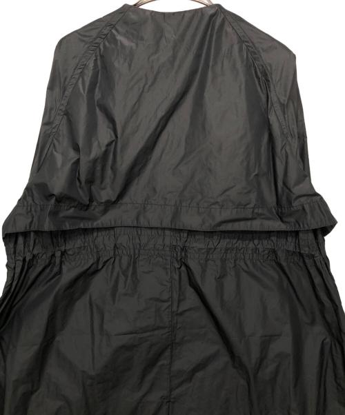 Gymphlex（ジムフレックス）Gymphlex (ジムフレックス) メモリータフタ ノーカラーコート ブラック サイズ:14の古着・服飾アイテム