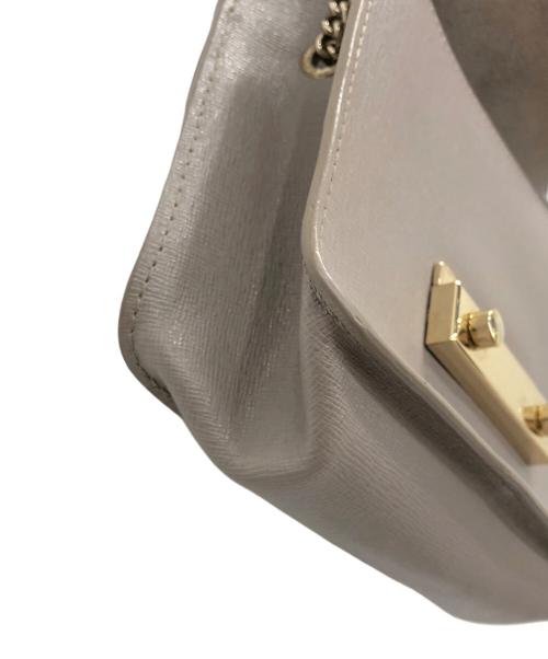 FURLA（フルラ）FURLA (フルラ) メトロポリス チェーンショルダーバッグ ベージュの古着・服飾アイテム