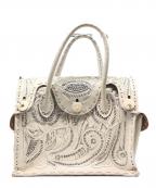 Carving Tribesカービングトライブス）の古着「ハンドバッグ」｜ホワイト