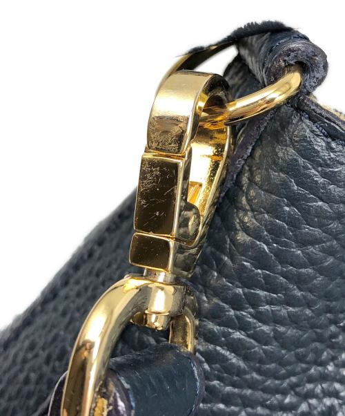 A.D.M.J.（エーディーエムジェイ）A.D.M.J. (エーディーエムジェイ) 2WAYビジュー装飾ショルダーバッグ ネイビーの古着・服飾アイテム