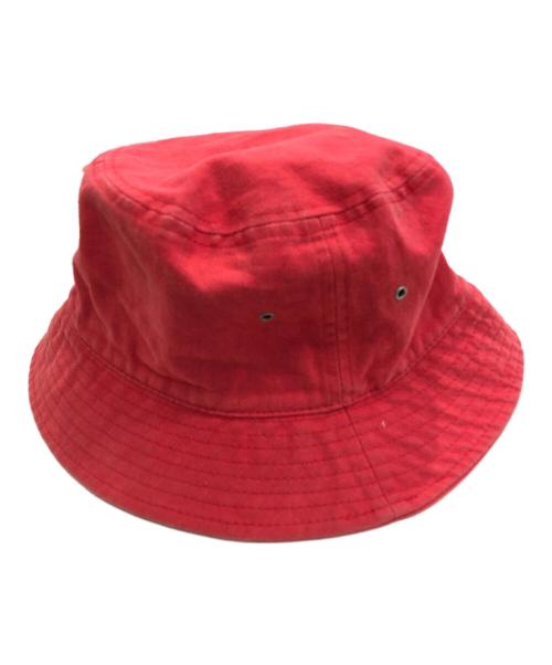 peace minus one（ピースマイナスワン）peace minus one (ピースマイナスワン) バケットハット レッドの古着・服飾アイテム