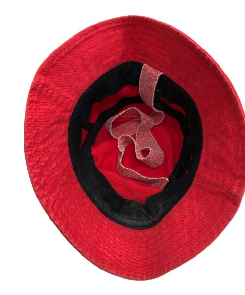 peace minus one（ピースマイナスワン）peace minus one (ピースマイナスワン) バケットハット レッドの古着・服飾アイテム