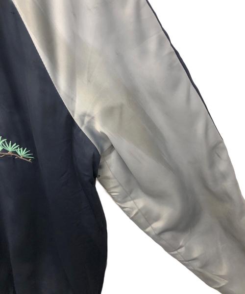 EXPRESS（エクスプレス）EXPRESS (エクスプレス) 鷹刺繍スカジャン ネイビー サイズ:Mの古着・服飾アイテム