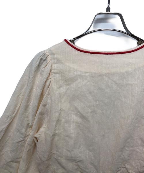 freada（フリーダ）freada (フリーダ) インドスカラップ刺繍サロペット アイボリー サイズ:Ｆの古着・服飾アイテム