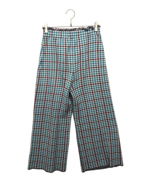 TAN（タン）TAN (タン) ニットパンツ ブルー サイズ:表記無しの古着・服飾アイテム