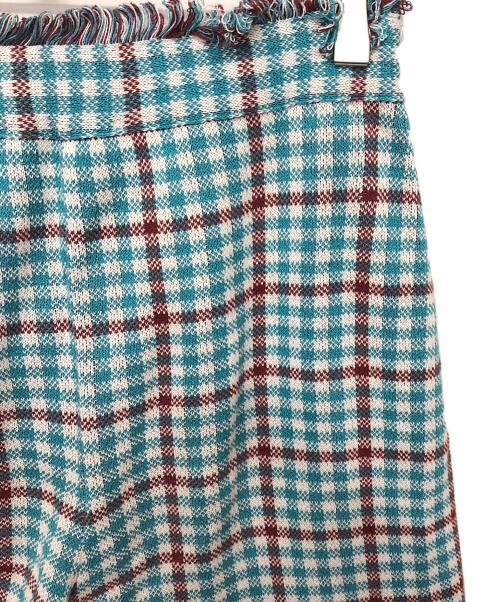 TAN（タン）TAN (タン) ニットパンツ ブルー サイズ:表記無しの古着・服飾アイテム