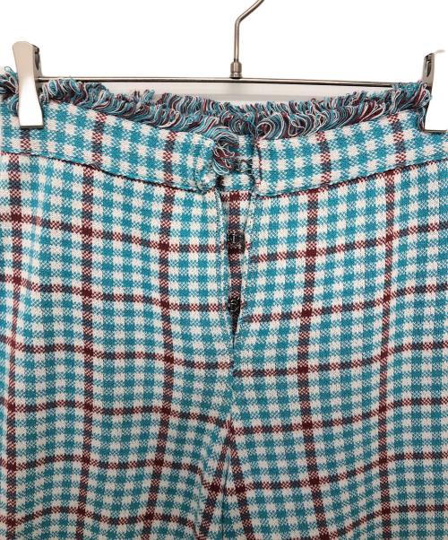 TAN（タン）TAN (タン) ニットパンツ ブルー サイズ:表記無しの古着・服飾アイテム