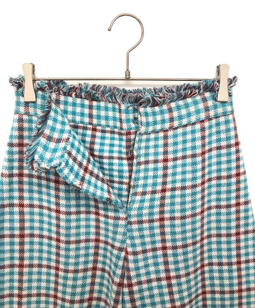 TAN（タン）TAN (タン) ニットパンツ ブルー サイズ:表記無しの古着・服飾アイテム