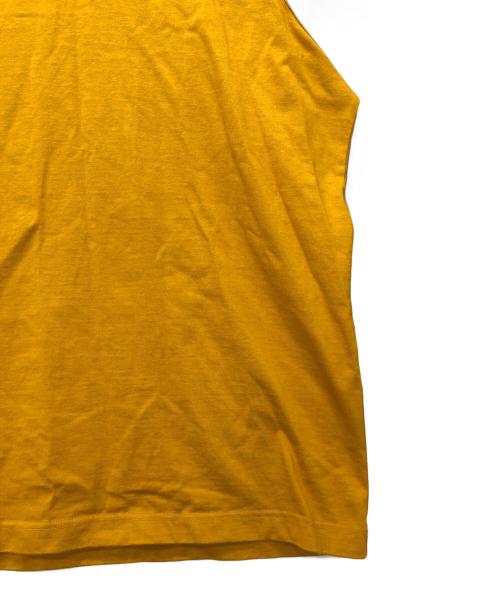 Name.（ネーム）Name. (ネーム) RAGLAN SLEEVE L/S BIG TEE ブラック×マスタード サイズ:1の古着・服飾アイテム