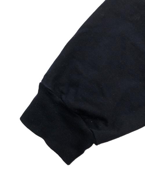 Name.（ネーム）Name. (ネーム) RAGLAN SLEEVE L/S BIG TEE ブラック×マスタード サイズ:1の古着・服飾アイテム