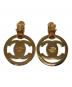 CHANEL (シャネル) ココマークターンロック/イヤリング ゴールド：67000円