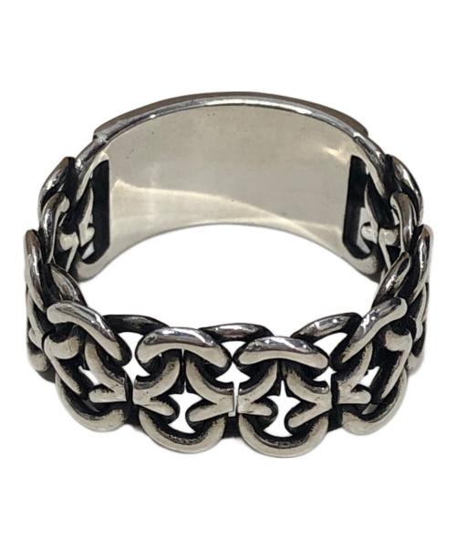 Saint Laurent Paris（サンローランパリ）Saint Laurent Paris (サンローランパリ) メッシュロゴリング シルバー サイズ:表記無しの古着・服飾アイテム