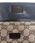 中古・古着 GUCCI (グッチ) GG柄レザー切替ウエストバッグ ベージュ：25000円
