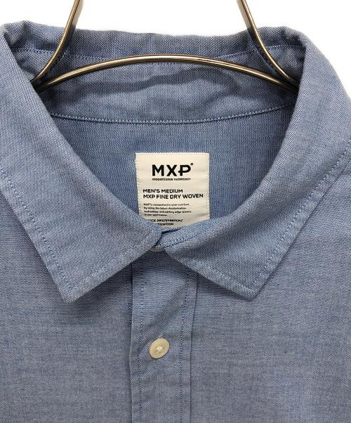 MXP（エムエックスピー）MXP (エムエックスピー) ショートスリーブスタンダードオックスフォードボックスシャツ ブルー サイズ:Mの古着・服飾アイテム