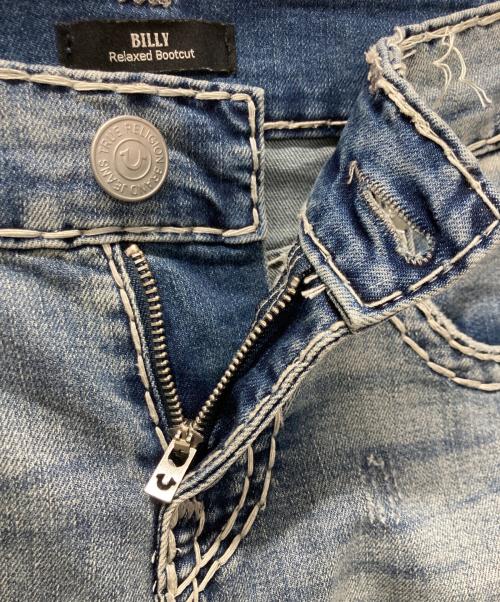 TRUE RELIGION（トゥルー レリジョン）TRUE RELIGION (トゥルー レリジョン) デニムパンツ/ビリー スーパーTフラップ スカイブルー サイズ:28の古着・服飾アイテム