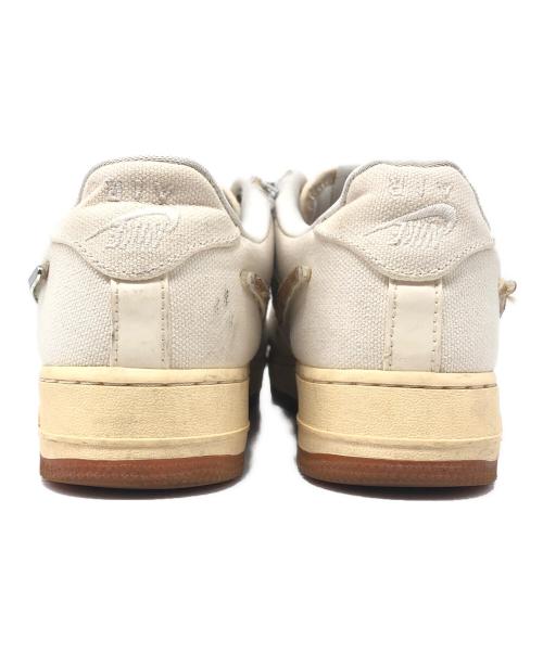 NIKE（ナイキ）NIKE (ナイキ) TRAVIS SCOTT (トラヴィス・スコット) AIR FORCE1 LOW SAIL/ベージュ サイズ:24.5㎝の古着・服飾アイテム