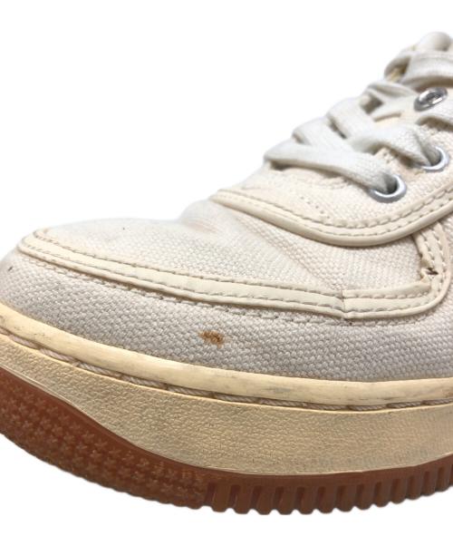 NIKE（ナイキ）NIKE (ナイキ) TRAVIS SCOTT (トラヴィス・スコット) AIR FORCE1 LOW SAIL/ベージュ サイズ:24.5㎝の古着・服飾アイテム